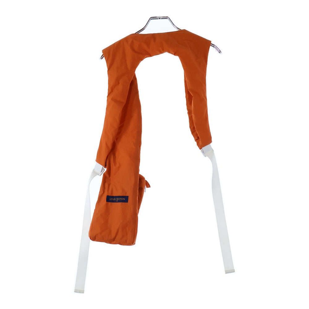 LOUIS VUITTON(ルイヴィトン) 19AW 3D ポケットアシンメトリーナイロンベスト オレンジ HHG02WNIS