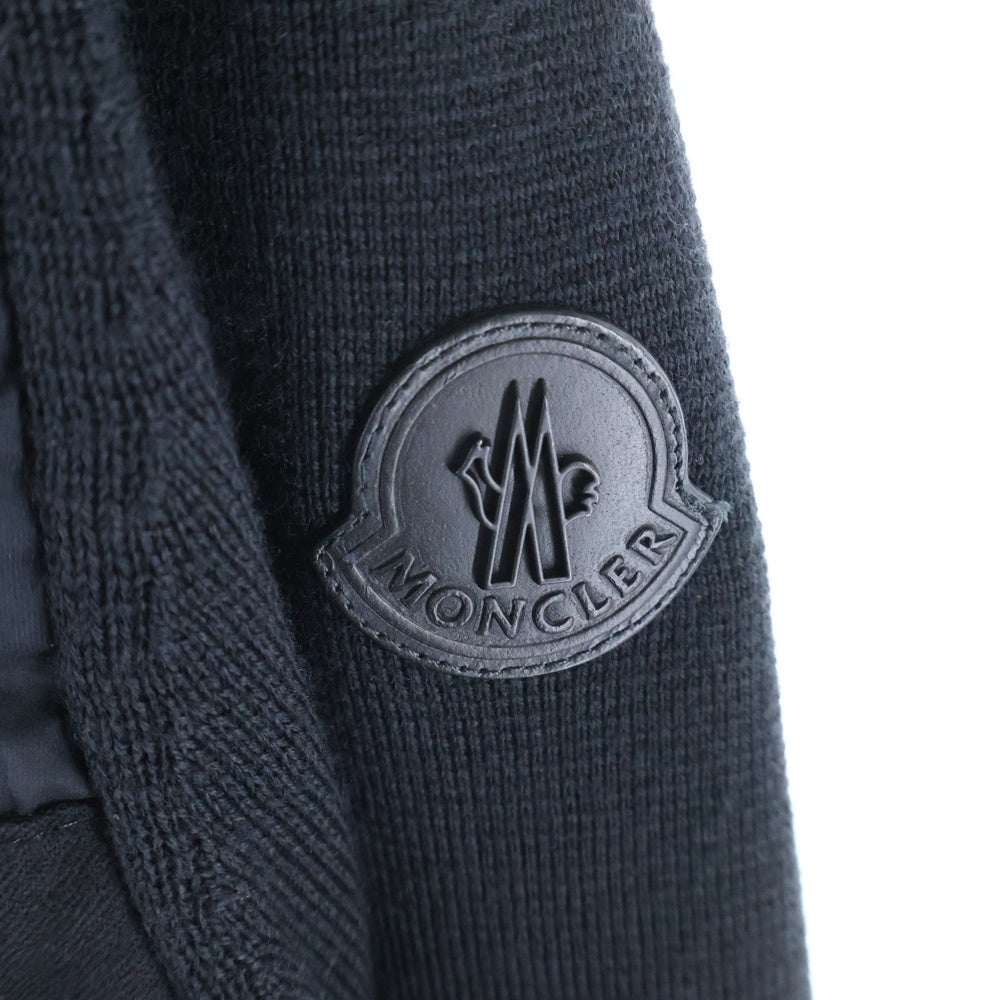 MONCLER(モンクレール) ニット切替ダウンジャケット ダウンジャケット ブラック E20919422800 A9095