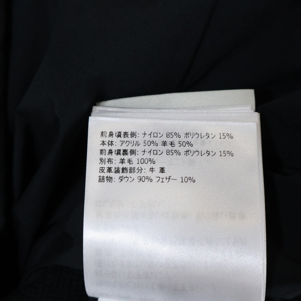 MONCLER(モンクレール) ニット切替ダウンジャケット ダウンジャケット ブラック E20919422800 A9095