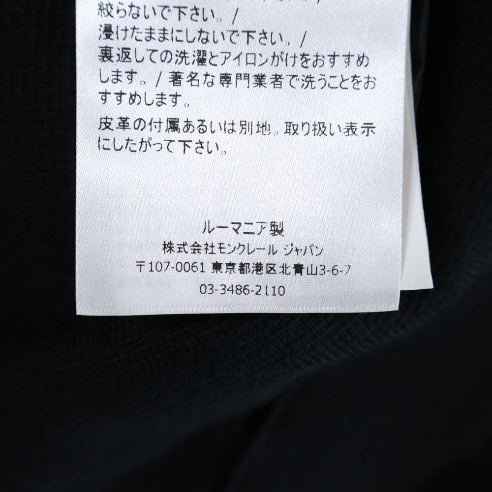 MONCLER(モンクレール) ニット切替ダウンジャケット ダウンジャケット ブラック E20919422800 A9095