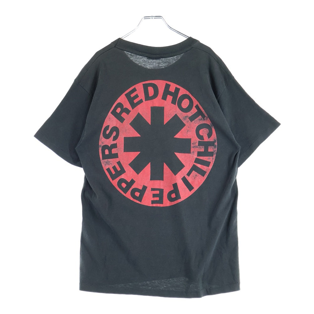 VINTAGE(ヴィンテージ) 90's RED HOT CHILI PEPPERS 1990 MEMBER PORTRAIT GIANT レッドホットチリペッパーズ メンバーポートレート プリント半袖Tシャツ カットソー ブラック