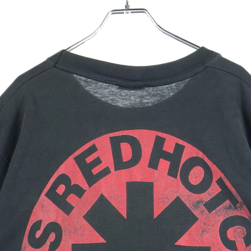 VINTAGE(ヴィンテージ) 90's RED HOT CHILI PEPPERS 1990 MEMBER PORTRAIT GIANT レッドホットチリペッパーズ メンバーポートレート プリント半袖Tシャツ カットソー ブラック