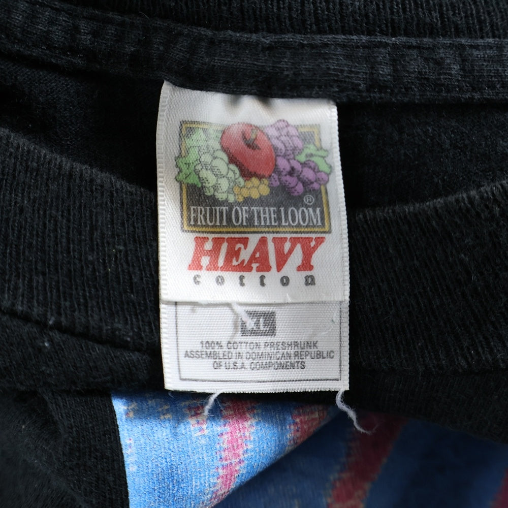 VINTAGE(ヴィンテージ) 90's NINE INCH NAILS HATE FRUIT OF THE LOOM ナインインチネイルズ ヘイト プリント半袖Tシャツ カットソー ブラック