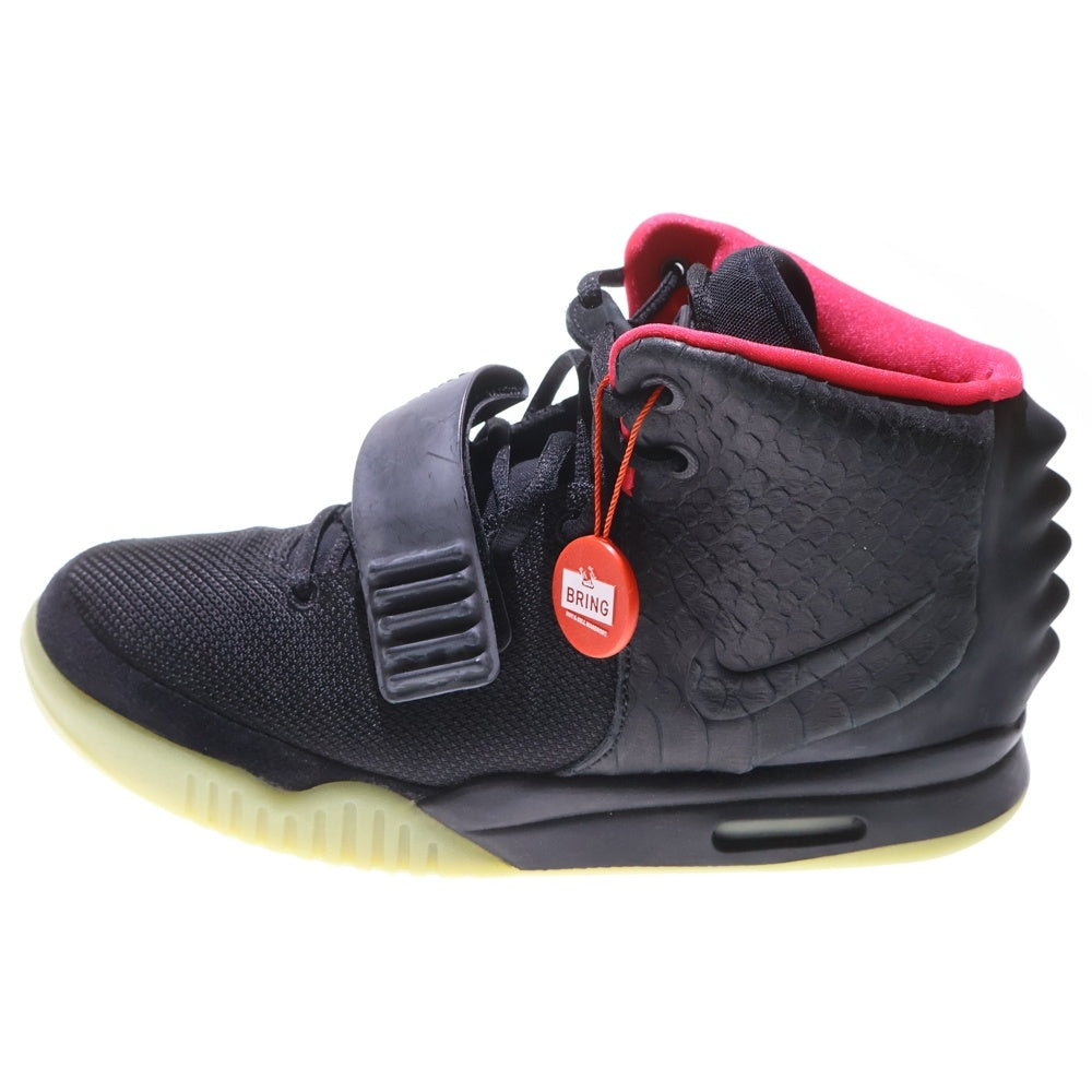NIKE(ナイキ) 【観賞用2012年製】 AIR YEEZY 2 NRG SOLAR RED 508214-006 カニエウエスト エアイージー2 ソーラーレッド ハイカットスニーカー US10.5/28.5cm ブラック