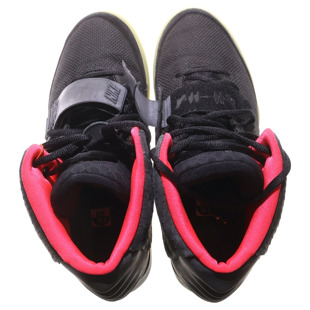 NIKE(ナイキ) 【観賞用2012年製】 AIR YEEZY 2 NRG SOLAR RED 508214-006 カニエウエスト エアイージー2 ソーラーレッド ハイカットスニーカー US10.5/28.5cm ブラック