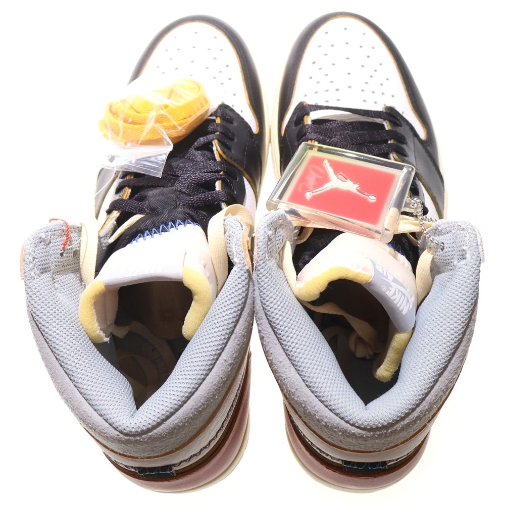 NIKE(ナイキ) ×UNION AIR JORDAN 1 RETRO HI NRG BV1300-106 ユニオン エアジョーダン1 ハイカットスニーカー ブラック/レッド/ホワイト US10.5/28.5cm