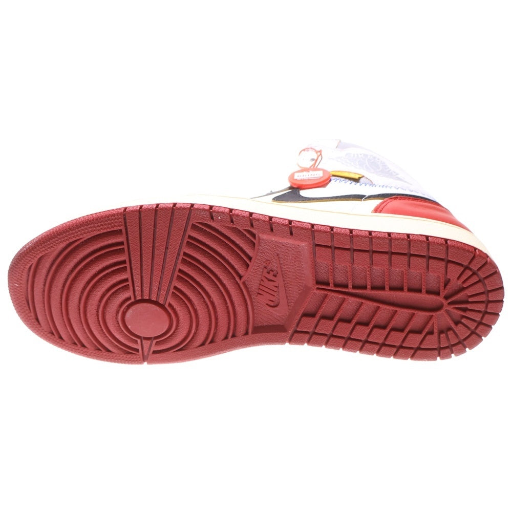 NIKE(ナイキ) ×UNION AIR JORDAN 1 RETRO HI NRG BV1300-106 ユニオン エアジョーダン1 ハイカットスニーカー ブラック/レッド/ホワイト US10.5/28.5cm