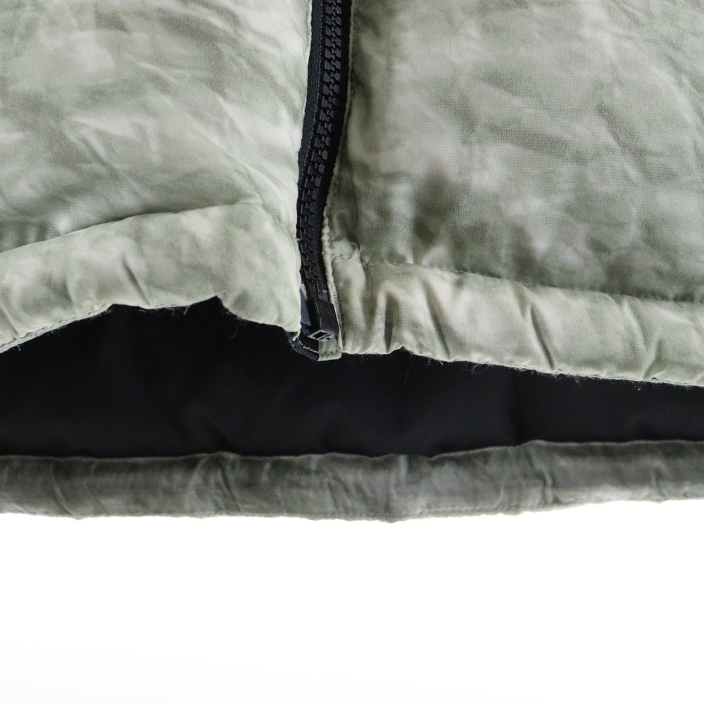 THE NORTH FACE(ザノースフェイス) 19AW ×THE NORTH FACE Paper Print Nuptse Jacket ND91806I ザ ノースフェイス ペーパープリント ヌプシ ナイロン ダウンジャケット ブラック/グレー