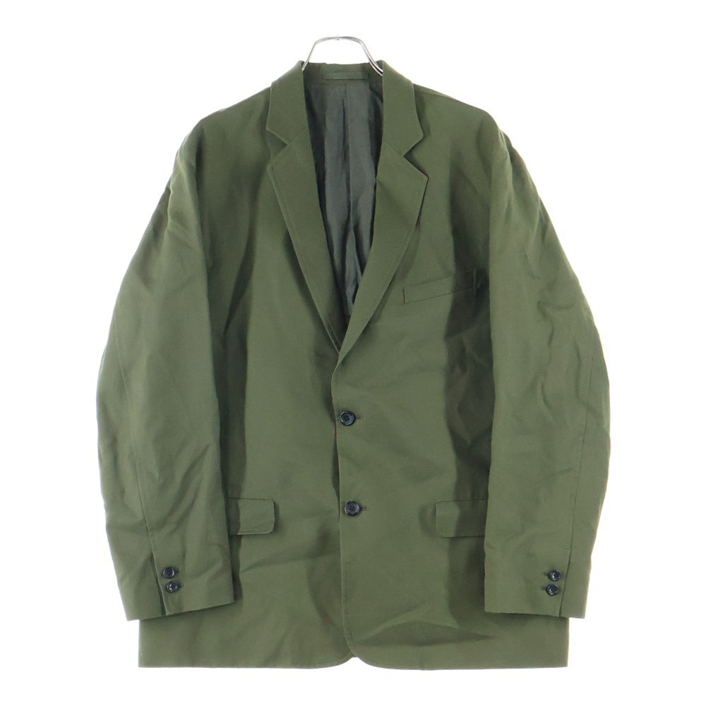 Graphpaper(グラフペーパー) Suvin Double Weave Jacket スビン ダブルウェーブ テーラードジャケット カーキ GM233-20087B