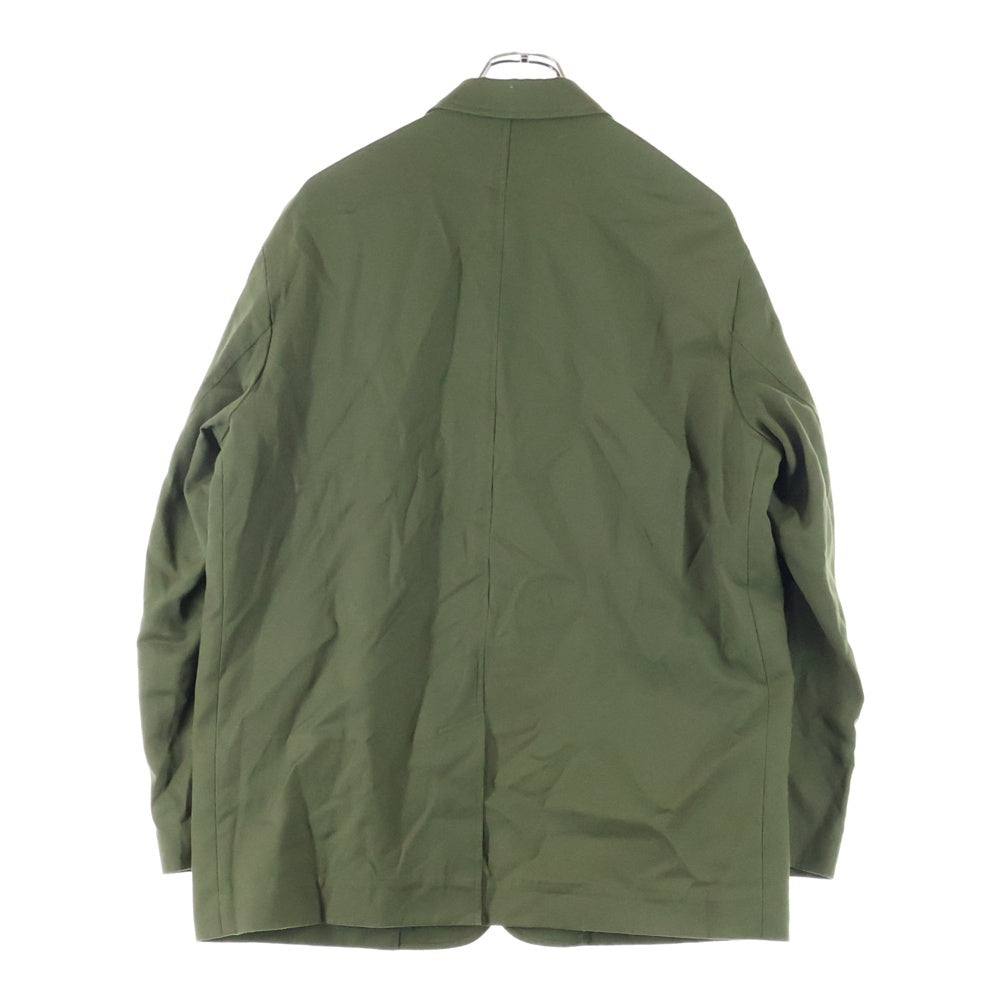 Graphpaper(グラフペーパー) Suvin Double Weave Jacket スビン ダブルウェーブ テーラードジャケット カーキ GM233-20087B
