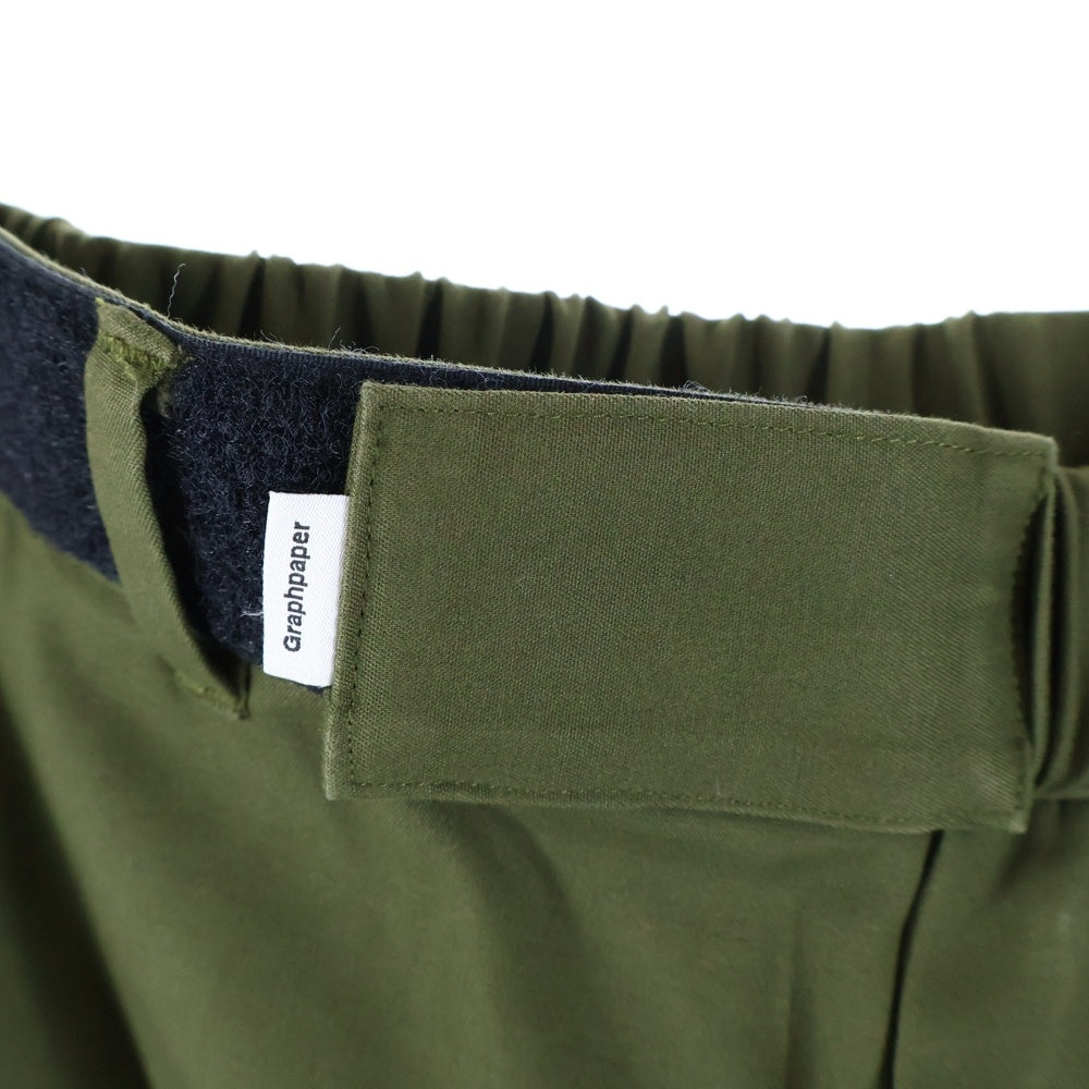 Graphpaper(グラフペーパー) Suvin Double Weave Chef Pants スビンダブルウィーブシェフパンツ カーキ GM233-40089B