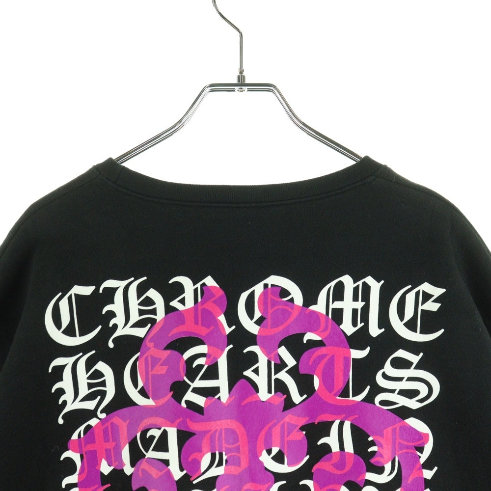 CHROME HEARTS(クロムハーツ) SWTSHRT PLVR バックヴァインダガープリントスウェット クルーネックシャツ ブラック