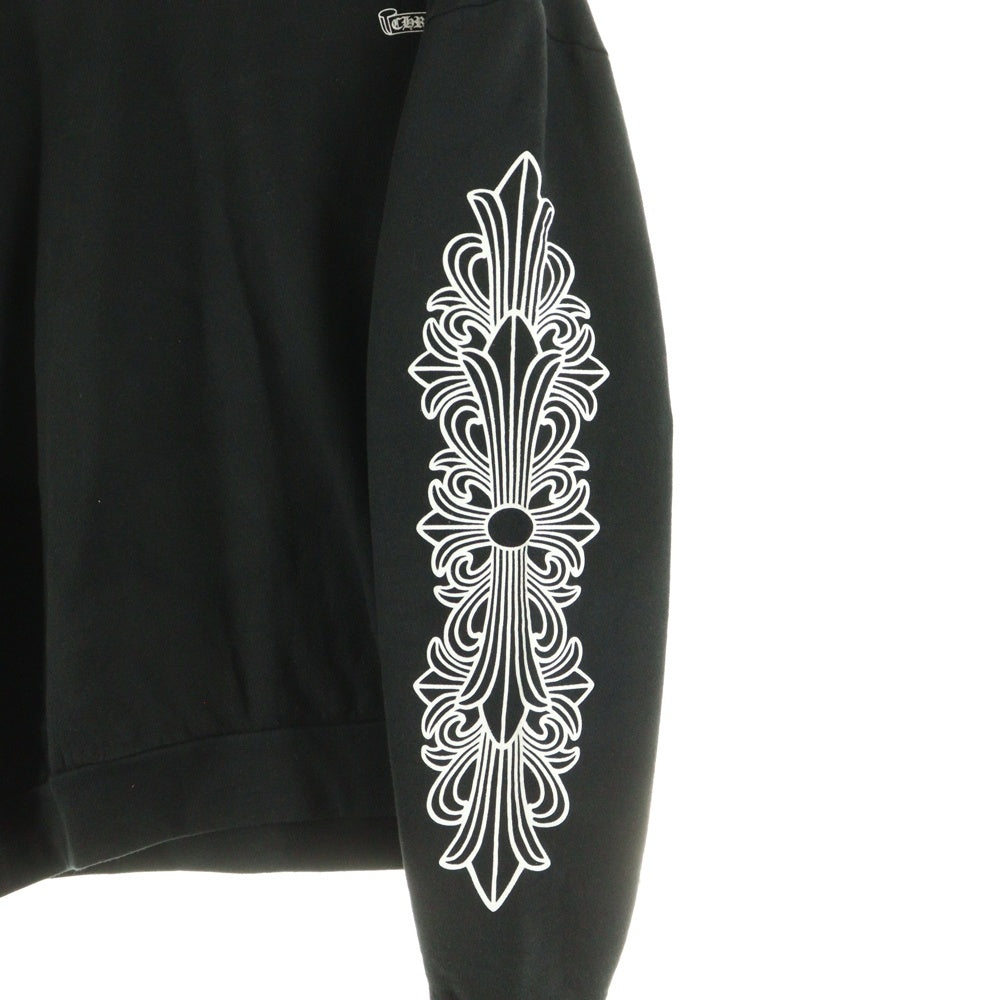 CHROME HEARTS(クロムハーツ) SWTSHRT PLVR バックヴァインダガープリントスウェット クルーネックシャツ ブラック