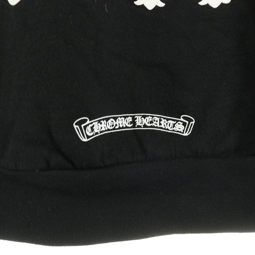CHROME HEARTS(クロムハーツ) SWTSHRT PLVR バックヴァインダガープリントスウェット クルーネックシャツ ブラック