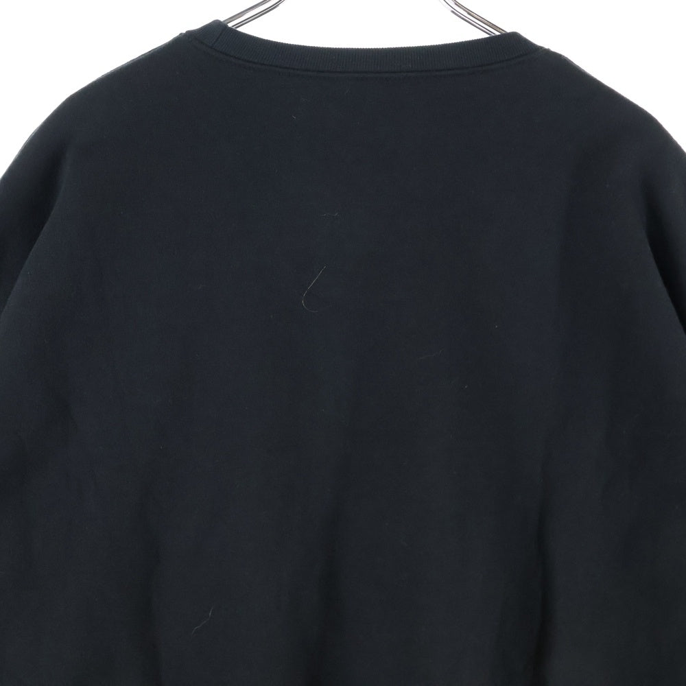 CHROME HEARTS(クロムハーツ) SWTSHRT PLVR ネックロゴプリント クルーネックスウェットトレーナー ブラック
