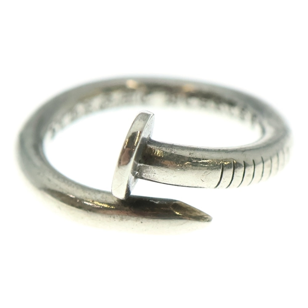 CHROME HEARTS(クロムハーツ) NAIL FLAT ネイル フラット リング シルバー BCA350