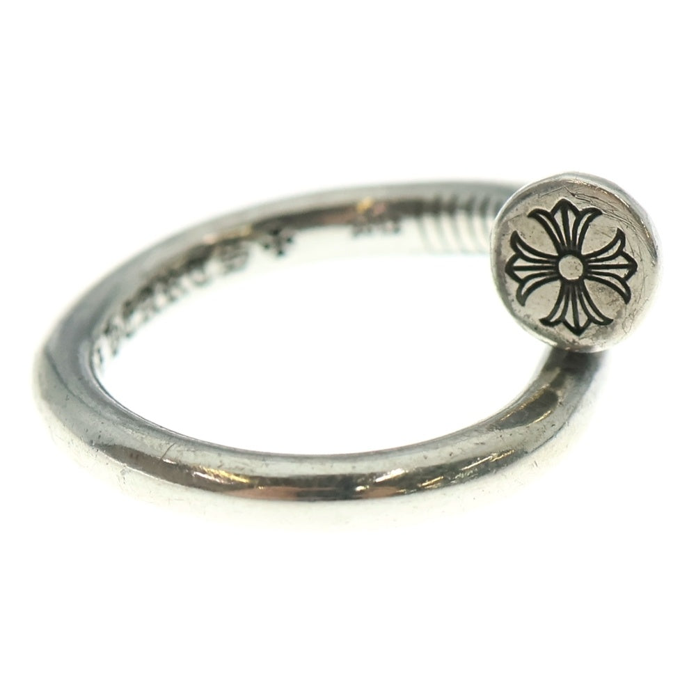 CHROME HEARTS(クロムハーツ) NAIL FLAT ネイル フラット リング シルバー BCA350