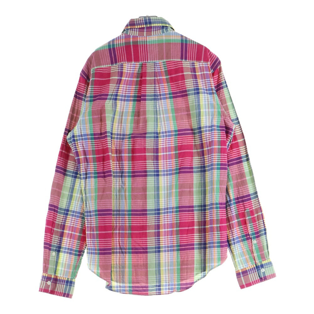 POLO RALPH LAUREN(ポロラルフローレン) チェック ボタンダウン長袖シャツ コットン マルチカラー