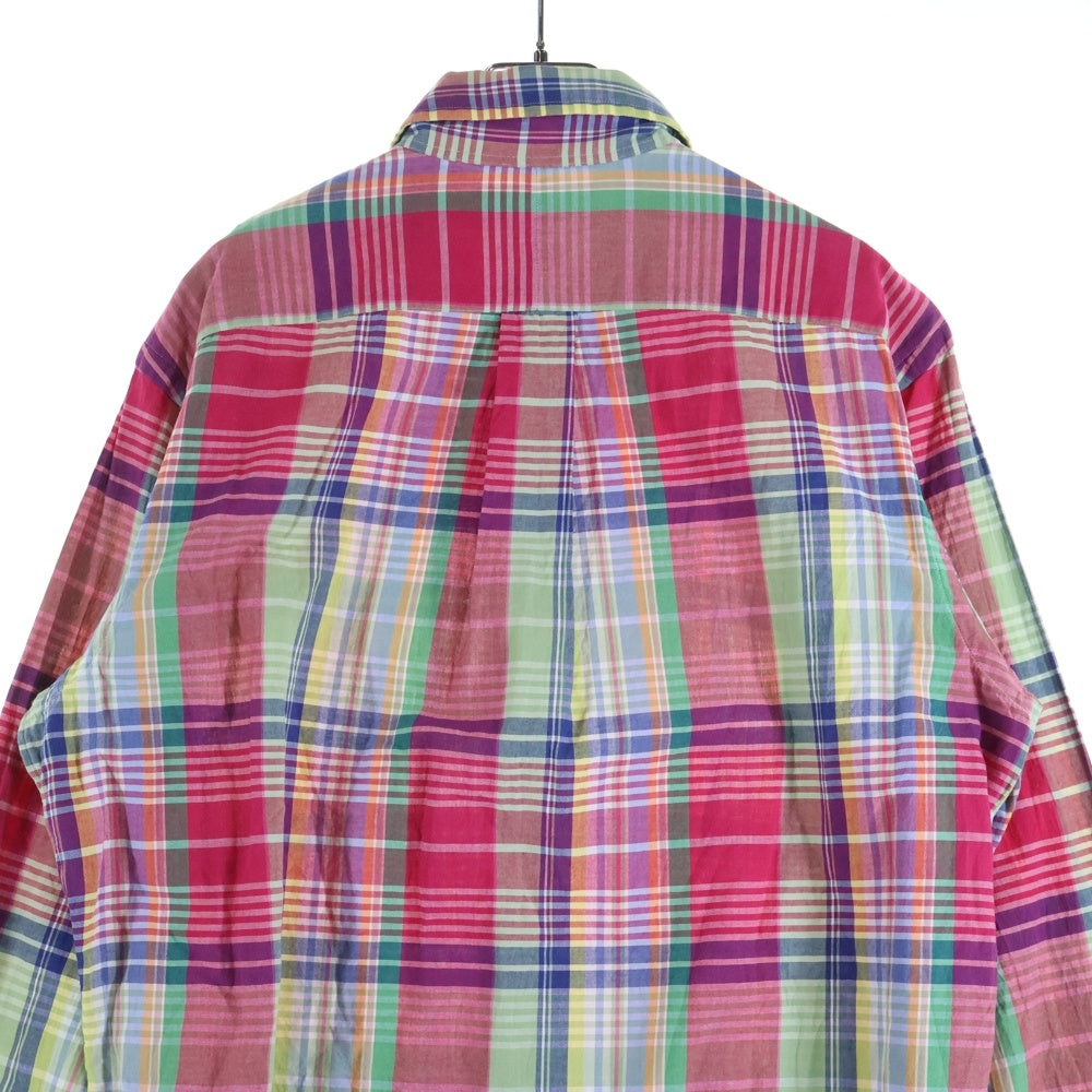 POLO RALPH LAUREN(ポロラルフローレン) チェック ボタンダウン長袖シャツ コットン マルチカラー