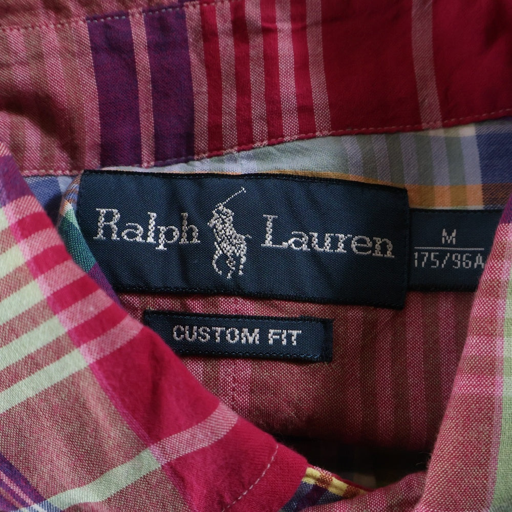 POLO RALPH LAUREN(ポロラルフローレン) チェック ボタンダウン長袖シャツ コットン マルチカラー
