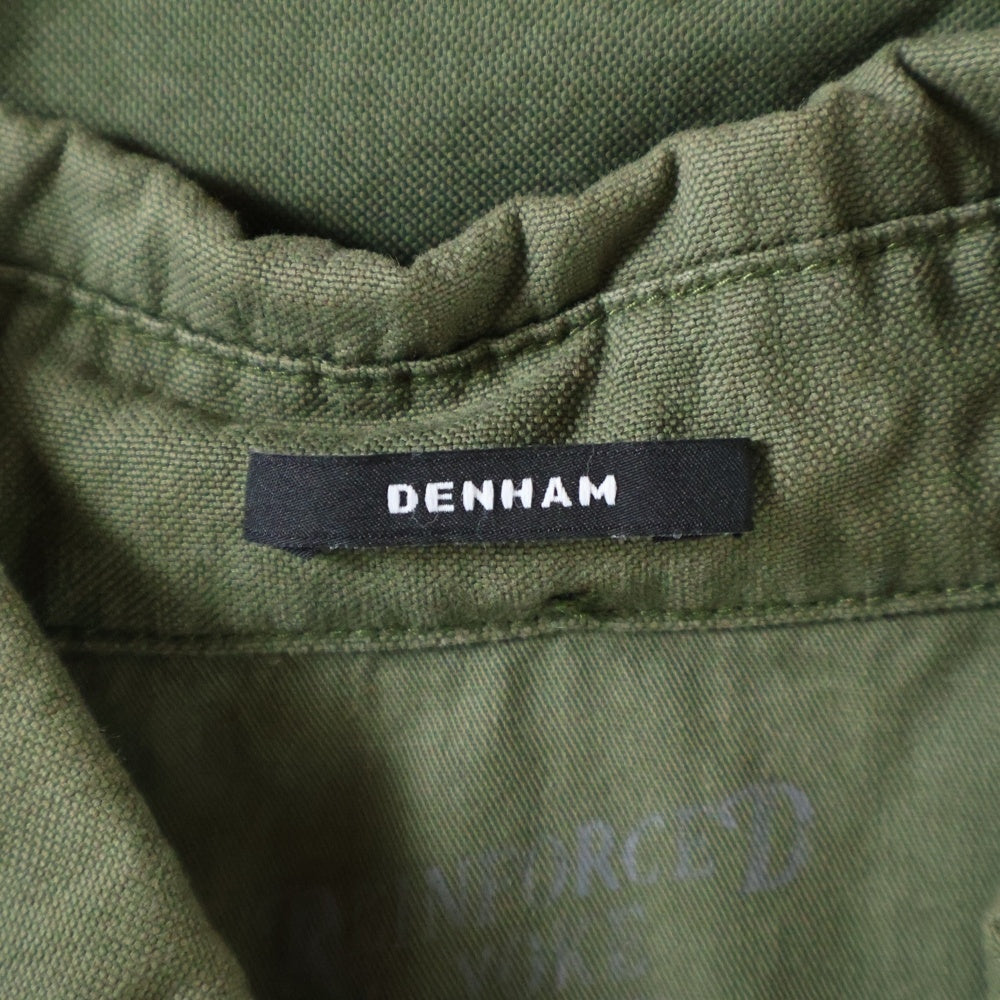 DENHAM(デンハム) ボタンダウン長袖シャツ コットン カーキ 01-16-02-40-001