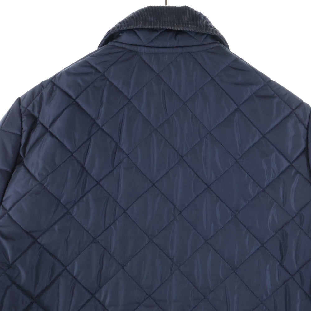 MACKINTOSH(マッキントッシュ) ナイロンキルティングコート コーデュロイカラー ネイビー