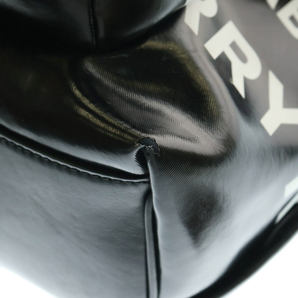 BURBERRY(バーバリー) ML JETT ホースフェリー コーティングキャンバスバックパック リュック ブラック 8021908