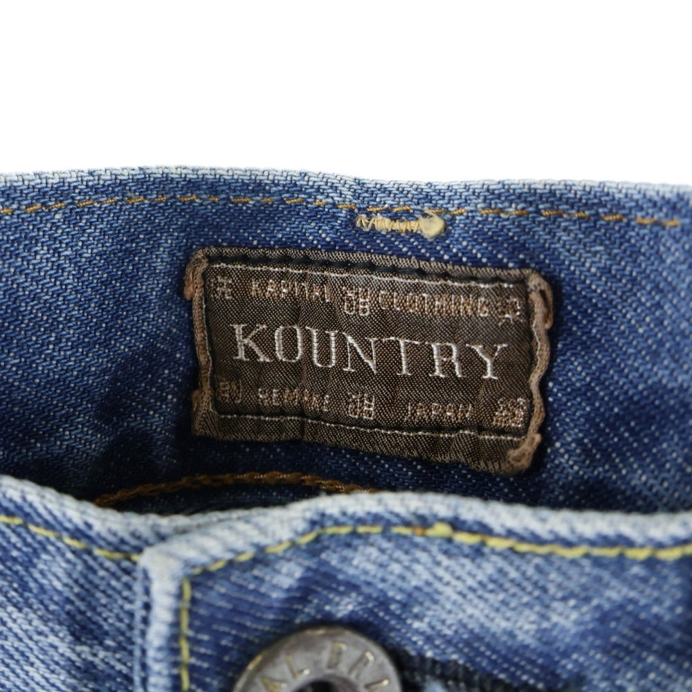 KAPITAL(キャピタル) 14oz Bone Denim 5P Shorts 14オンス ボーン