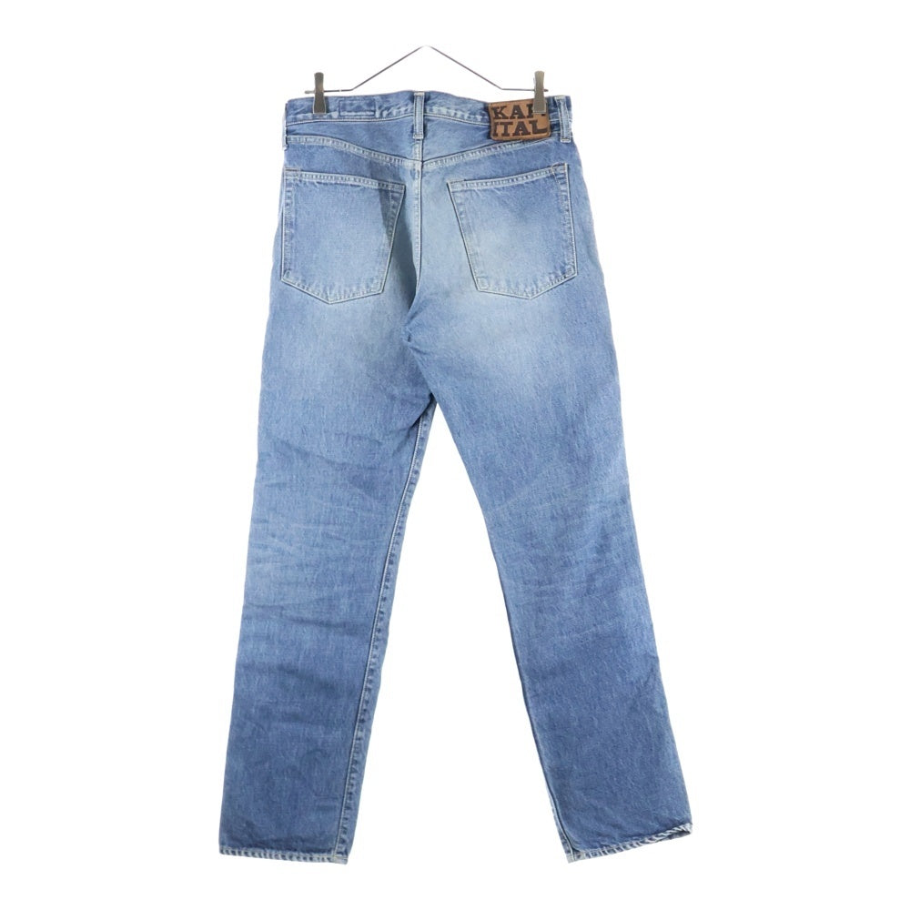 KAPITAL(キャピタル) 14oz 5P モンキーCISCOスタッズデニムパンツ インディゴ EK-1174LPA