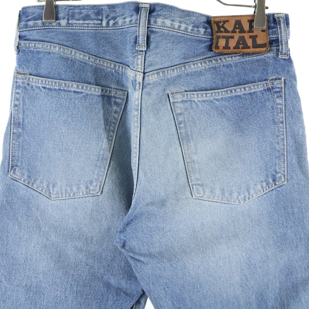 KAPITAL(キャピタル) 14oz 5P モンキーCISCOスタッズデニムパンツ インディゴ EK-1174LPA