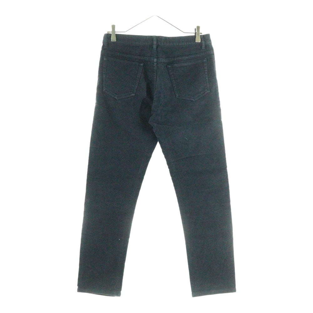 A.P.C(アーペーセー) 5ポケット ボタンフライ コットン ストレート パンツ ネイビー