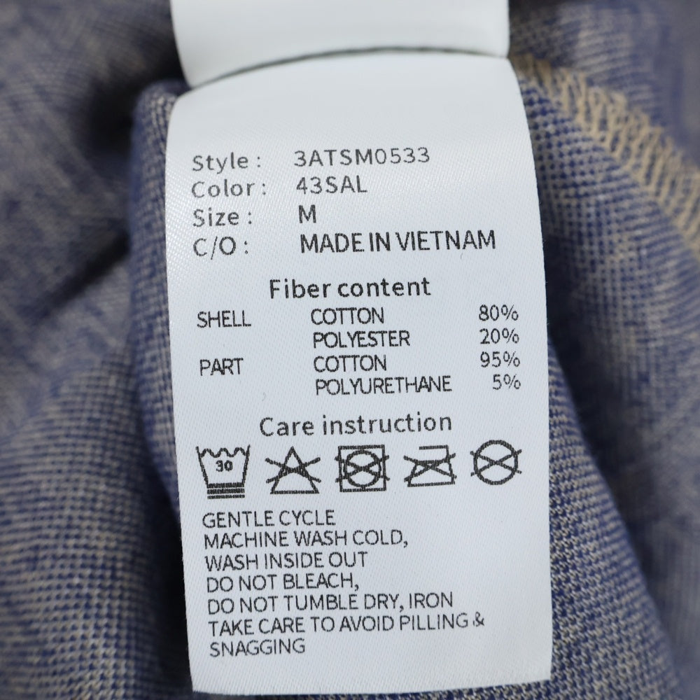 MLB(エムエルビー) ボストンレッドソックス スウェット 総柄 半袖シャツ カットソー ブラウン 3ATSM0533