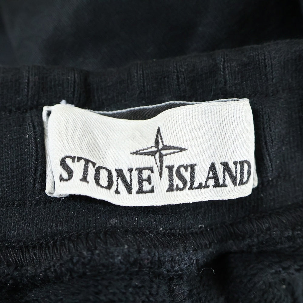 STONE ISLAND(ストーンアイランド) ロゴパッチ付き スウェットパンツ ブラック 791562620