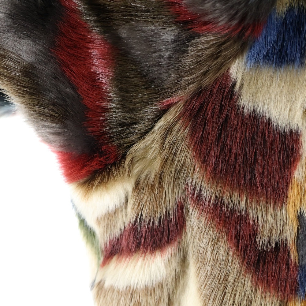 SUPREME(シュプリーム) 22AW Multicolor Faux Fur Bomber Jacket フェイクファー ジップアップ ボンバージャケット マルチ