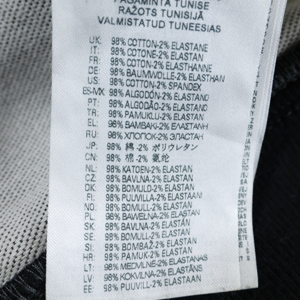 DIESEL(ディーゼル) D-GIR-NE DENIM HOODIE ロゴワッペン ジップアップデニムフーディ パーカー グレー