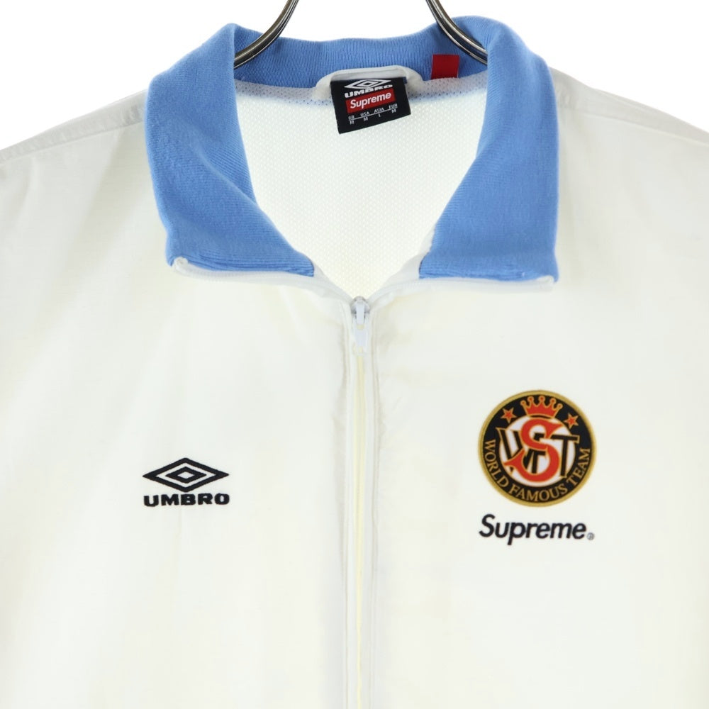 SUPREME(シュプリーム) 23AW ×Umbro Cotton Ripstop Track Jacket コットン リップストップ トラックジャケット ホワイト