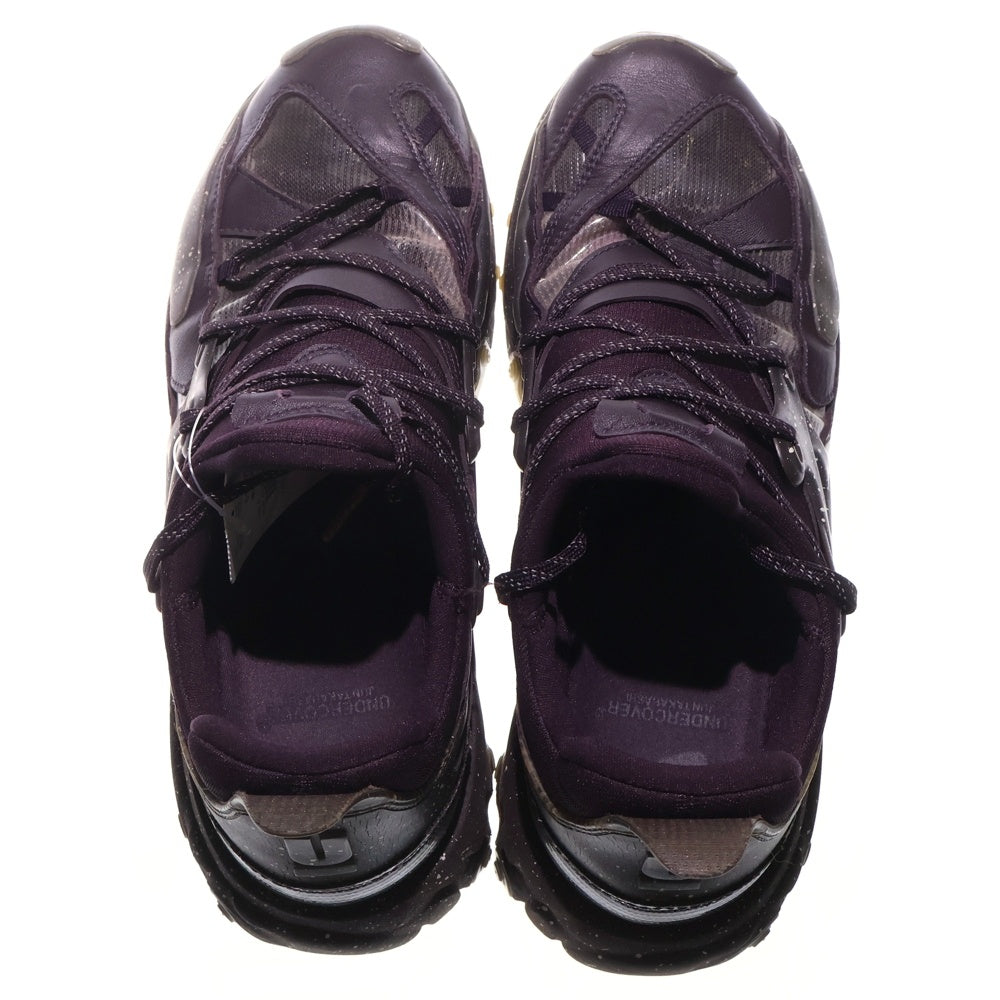 NIKE(ナイキ) ×UNDERCOVER REACT PREST MAHOGANY CU3459ー200 アンダーカバー リアクトプレスト マホガニー ロースニーカー US9.5/27.5cm パープル
