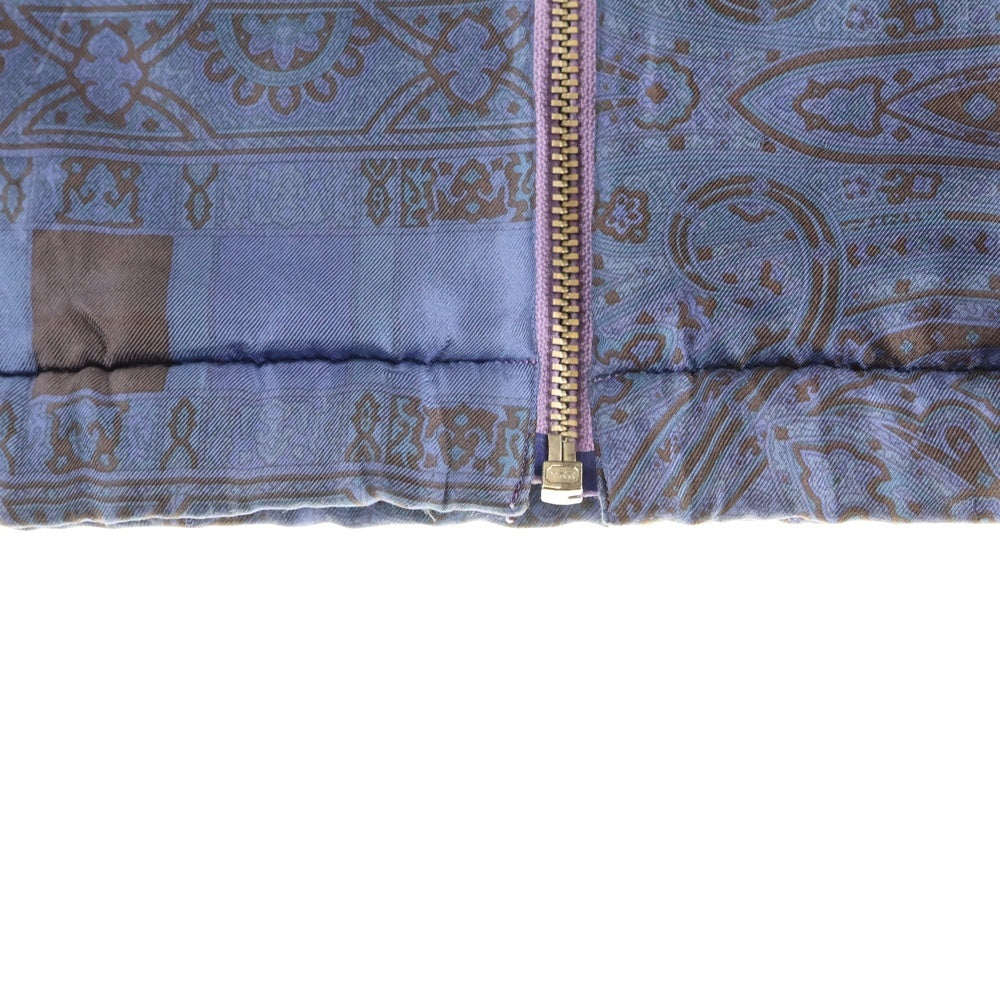 COMME des GARCONS(コムデギャルソン) 99AW アンティークスカーフ ブルゾン PB-040250 ブルー