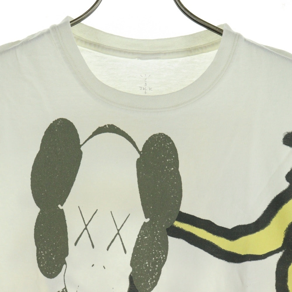Cactus Jack(カクタスジャック) xKAWS Travis Scott For Fragment Tee White カウズ フォー フラグメント 半袖Tシャツ ホワイト