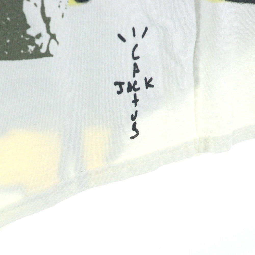 Cactus Jack(カクタスジャック) xKAWS Travis Scott For Fragment Tee White カウズ フォー フラグメント 半袖Tシャツ ホワイト