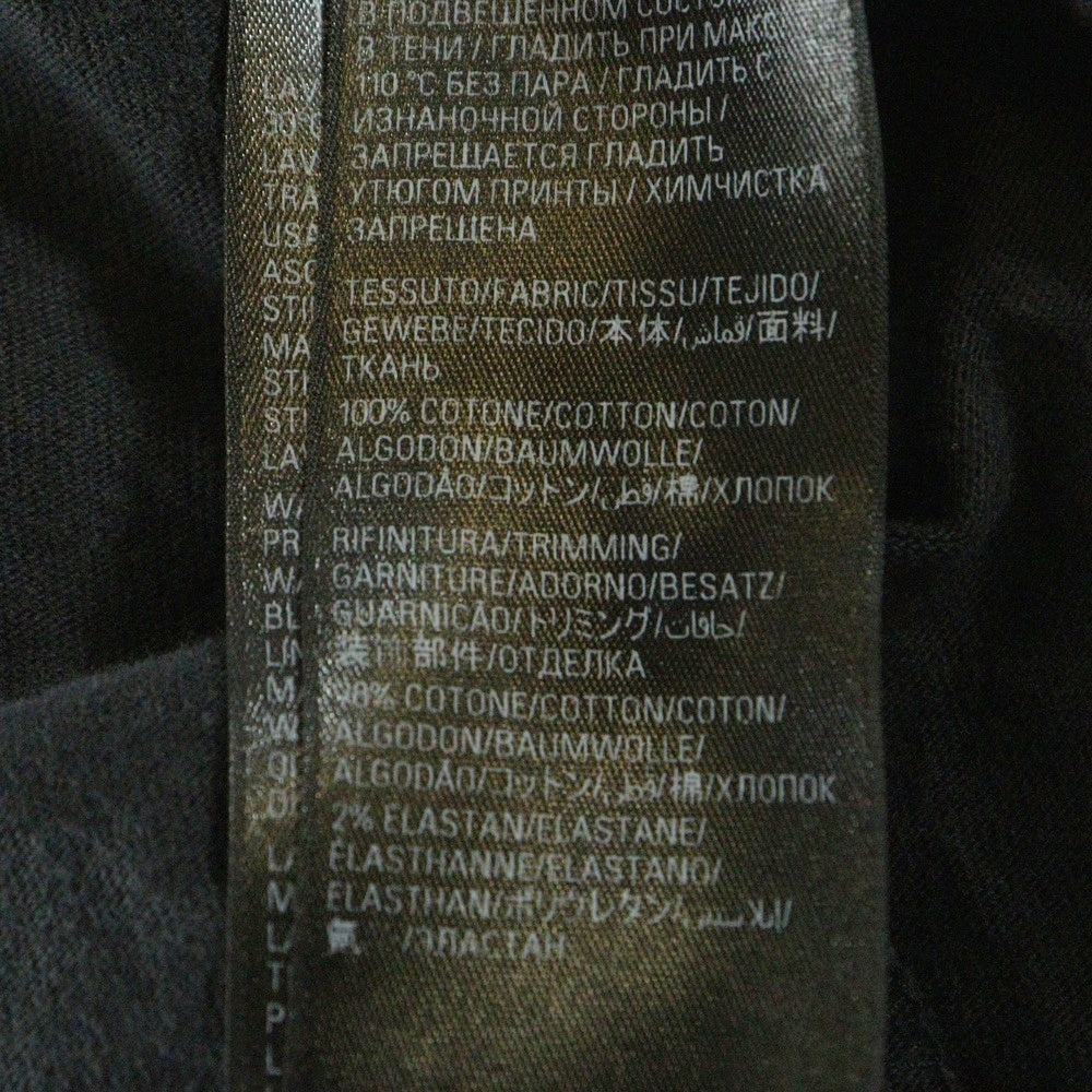 BALENCIAGA(バレンシアガ) 24SS ヴィンテージ加工メタルロゴ長袖Tシャツ カットソー ブラック 699191 TPVO3