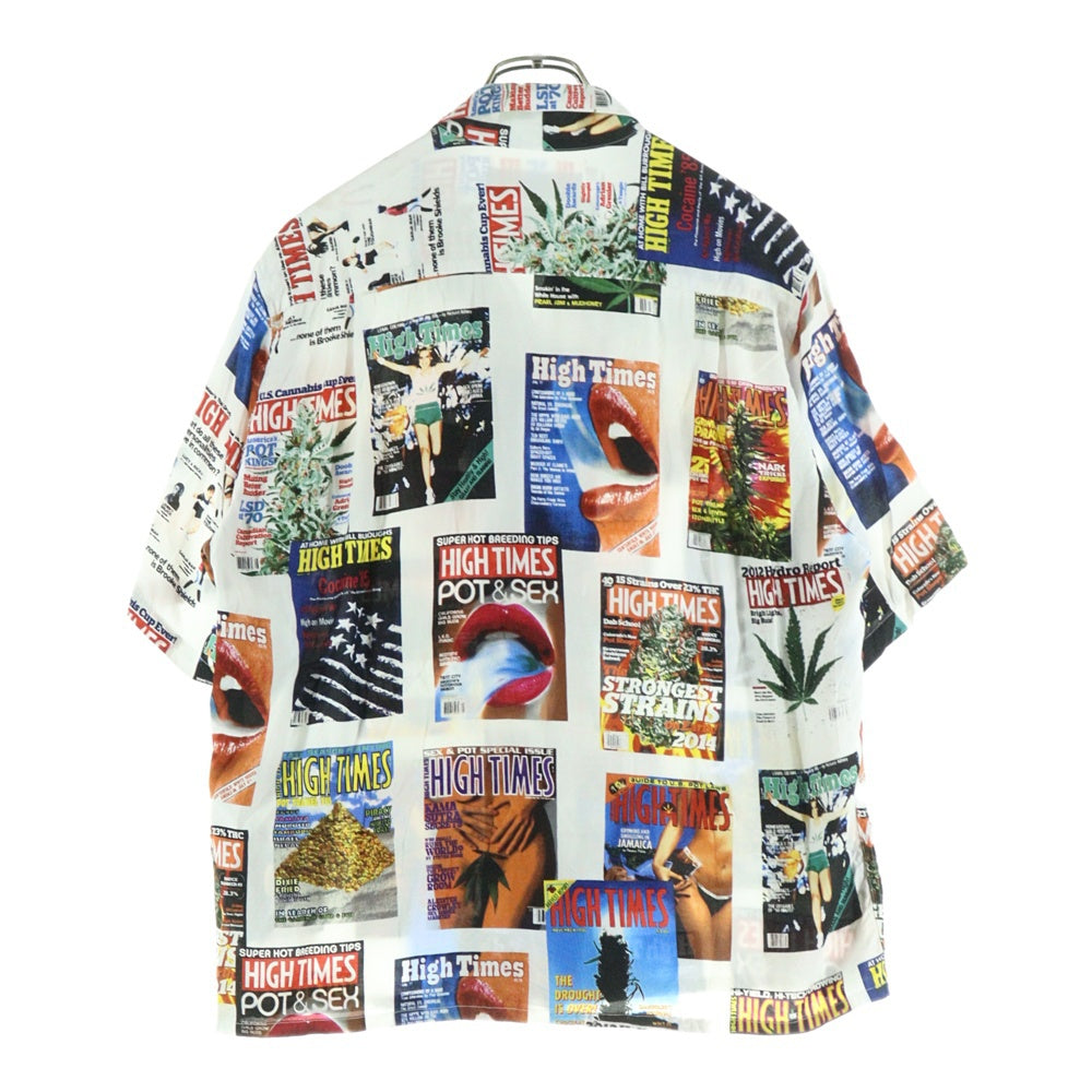 WACKO MARIA(ワコマリア) 25SS ×HIGH TIMES S/S HAWAIIAN SHIRT ハイタイムズ 総柄デザイン ハワイアン半袖シャツ マルチカラー