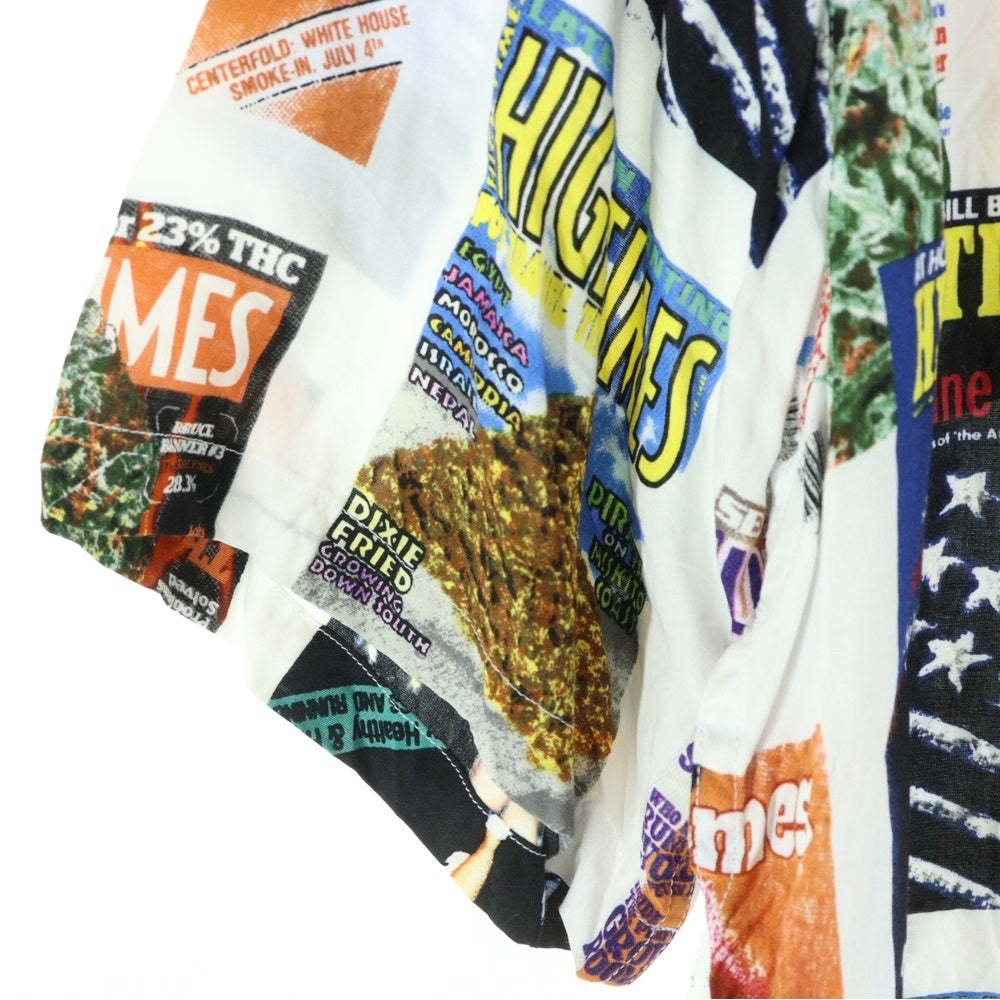WACKO MARIA(ワコマリア) 25SS ×HIGH TIMES S/S HAWAIIAN SHIRT ハイタイムズ 総柄デザイン ハワイアン半袖シャツ マルチカラー