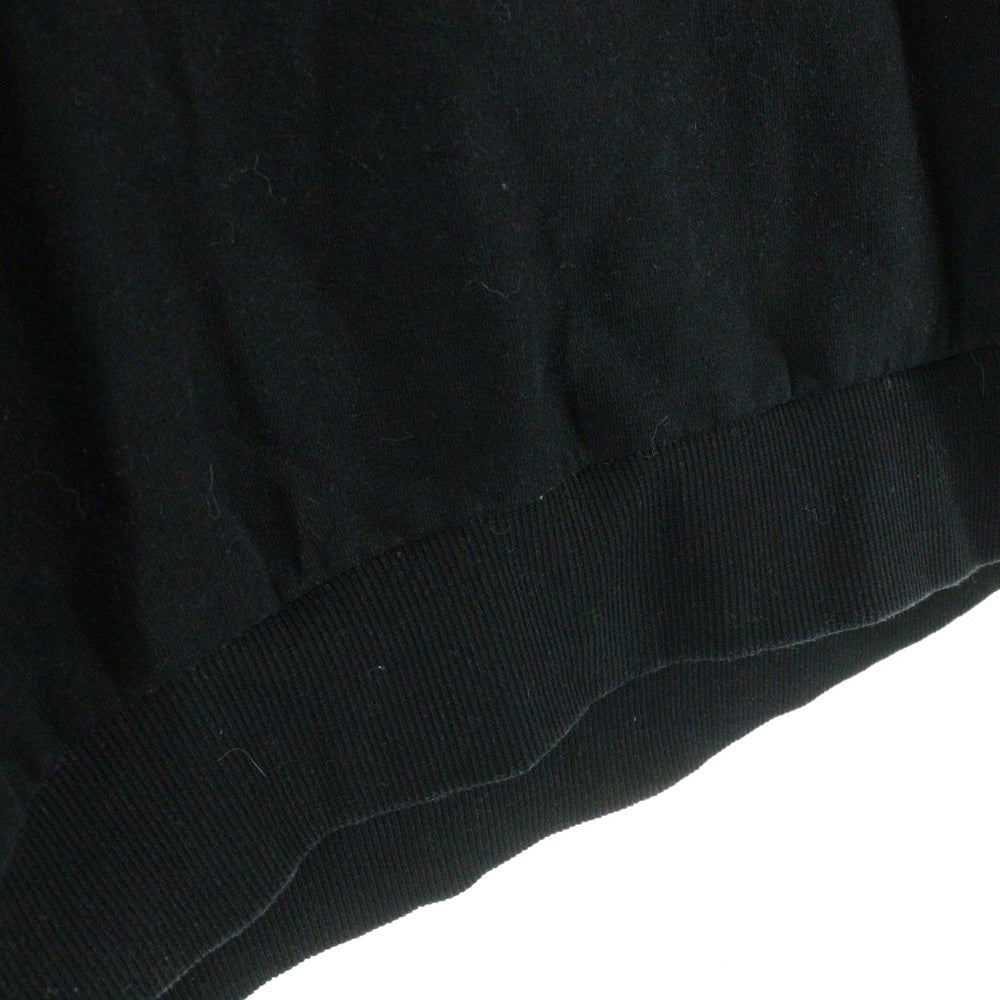 KITH(キス) ×Disney Mickey Classic Logo Crewneck ディズニー キャラクター/ボックス刺繍ロゴ スウェットクルーネックシャツ トレーナー ブラック KHM031780