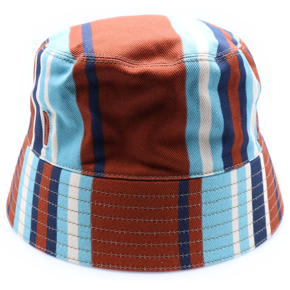 PRADA(プラダ) 22SS Re-Nylon Bucket Hat 2HC282 リナイロンバケットハット トライアングルロゴ アシンメトリー マルチ