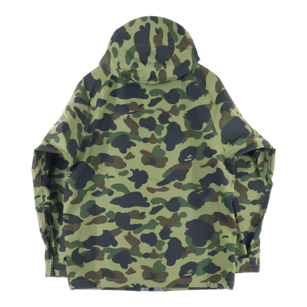 A BATHING APE(アベイシングエイプ) Gore-Tex 1st CAMO SNOWBOARD JACKET ゴアテックス ファーストカモ スノーボードジャケット グリーン 0ZXLJM003401P