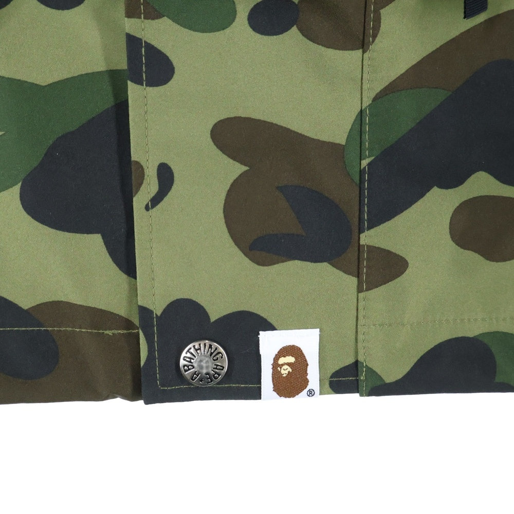 A BATHING APE(アベイシングエイプ) Gore-Tex 1st CAMO SNOWBOARD JACKET ゴアテックス ファーストカモ スノーボードジャケット グリーン 0ZXLJM003401P