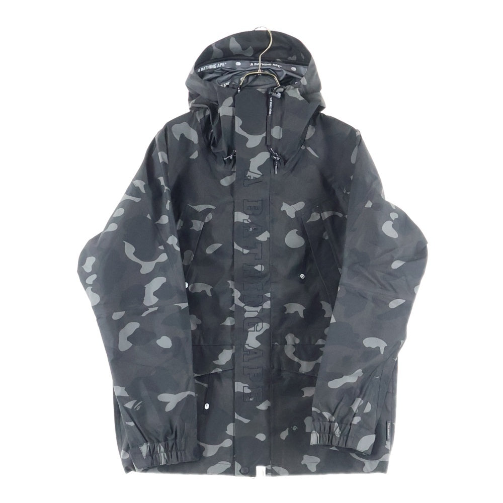 A BATHING APE(アベイシングエイプ) COLOR CAMO SNOWBOARD JACKET カラーカモ スノーボードジャケット ブラック 0ZXLJM003401P