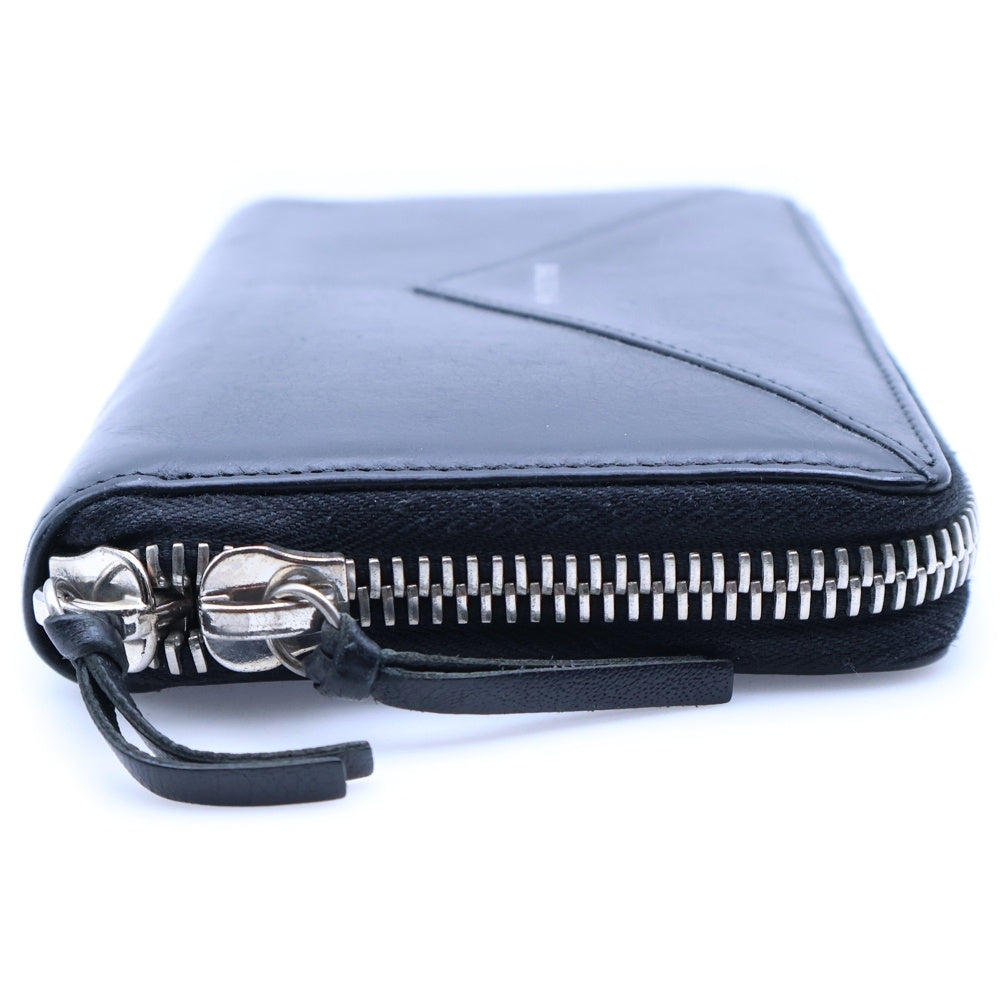 BALENCIAGA(バレンシアガ) ペーパーコンチネンタル 長財布 ロングウォレット レザー ブラック 381226