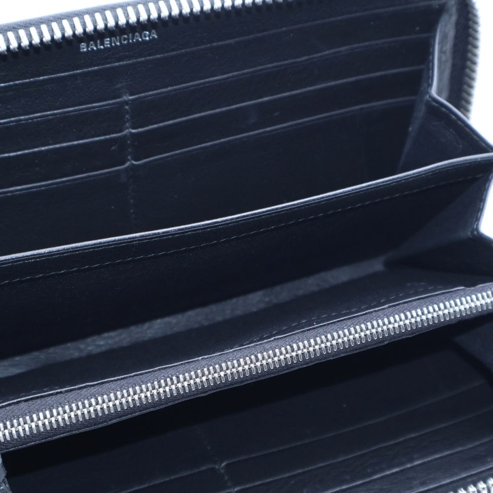 BALENCIAGA(バレンシアガ) ペーパーコンチネンタル 長財布 ロングウォレット レザー ブラック 381226